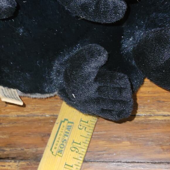 Jaag Black Silverback Gorilla Ape Monkey Plush Realistic Zoo Vintage 16” - Picture 9 of 9